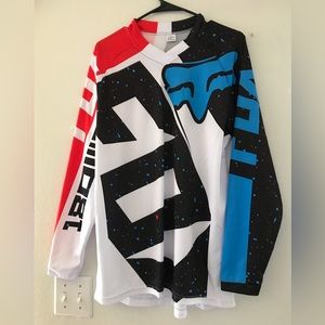Fox 180 Replica Motocross MTB Long Sleeve Jersey NWOT Large